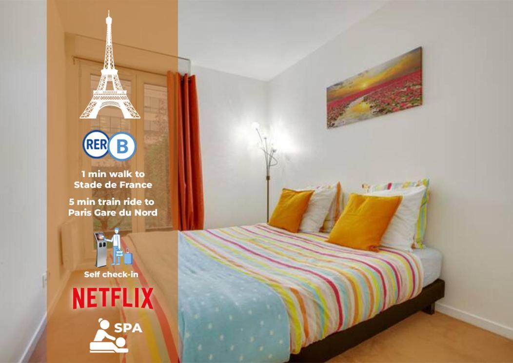 StayLib - Garden Flat 45m2 Paris Stade de France Saint-Denis  Buitenkant foto